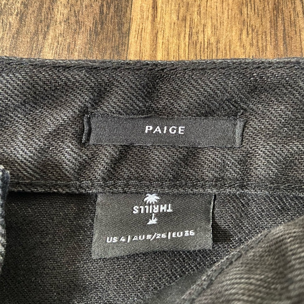 THRILLS Paige Jean in aged black. - Picture 3 of 5